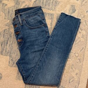 J. Crew Classic Blue Skinny Jeans